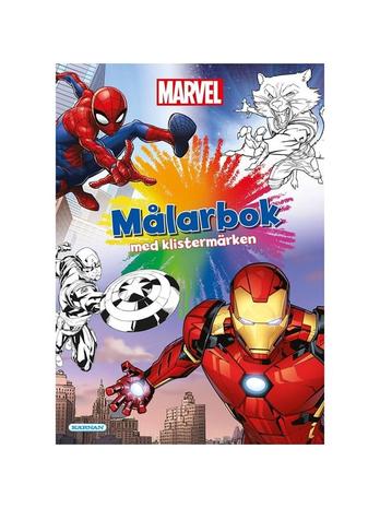 Marvel Målarbok med klistermärken – kuva 1/1