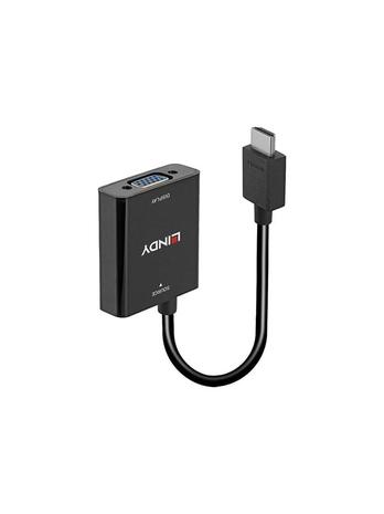 Adapter HDMI - VGA M/F, Black – kuva 3/6