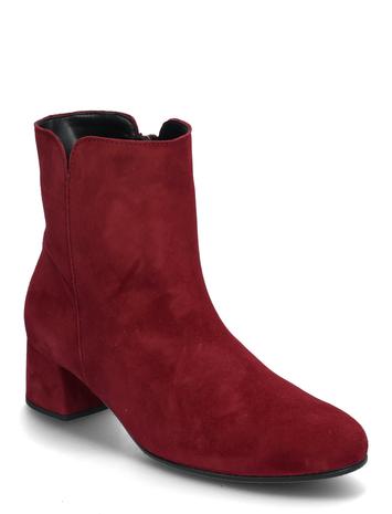 Gabor Ankle Boot Shoes Boots Ankle Boots Ankle Boots With Heel Red Gabor
