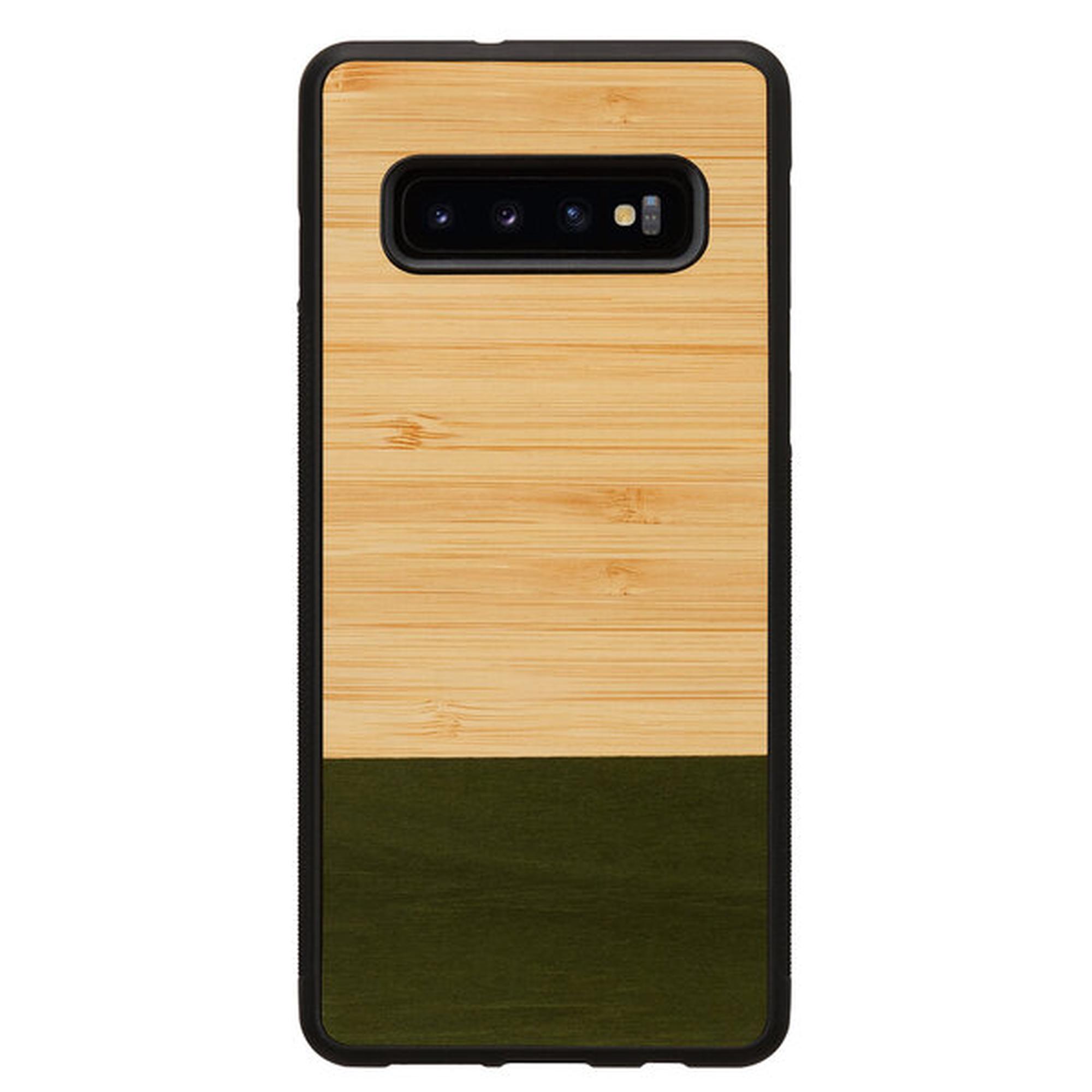 Samsung Galaxy S10 Plus suojakuori Man&Wood, Bamboo forest, musta