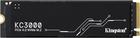 Kingston Kingston KC3000 (4096 Gt M.2 PCIe) SKC3000D/4096G, SSD-kovalevy