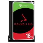 Seagate IronWolf Pro ST18000NT001 - hard drive - 18 TB - SATA 6Gb/s Kovalevy - 18 TB - 3.5" - 7200 rpm - SATA-600 - cache