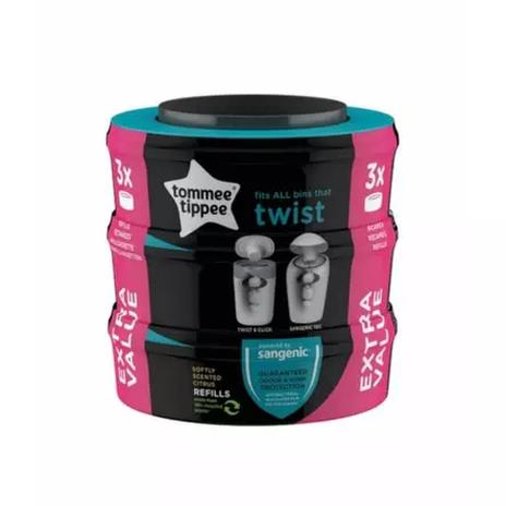 Tommee Tippee, Sangenic Twist & Click Refill 6-p