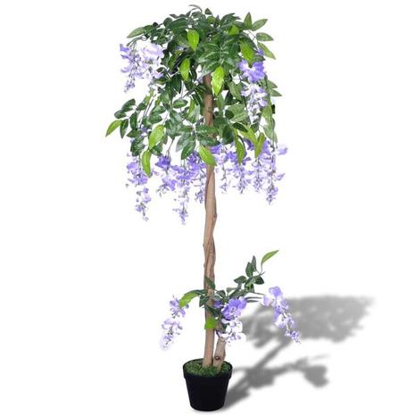 Sinisade ruukussa, tekokasvi 120 cm – kuva 3/8
