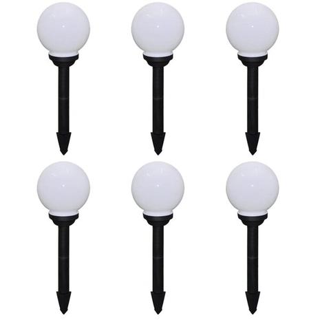 vidaXL Ulkolamput polulle 6 kpl LED 20 cm maapiikillä