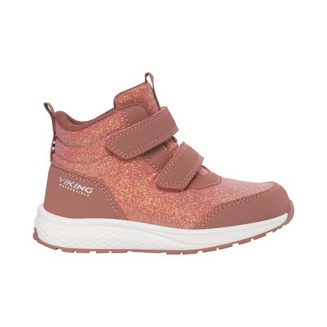 Viking Bouncy Glitter Mid 2V WP Lenkkarit, Pink, 35