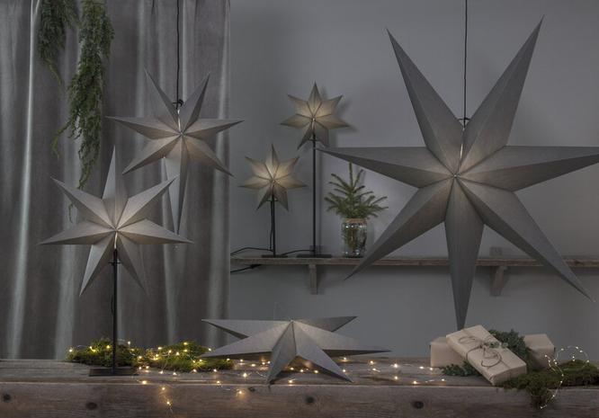 Star Ozen pöytätähti 75 cm, harmaa