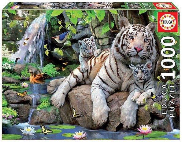 Educa Bengal White Tigers 1000 palaa palapeli – kuva 7/8