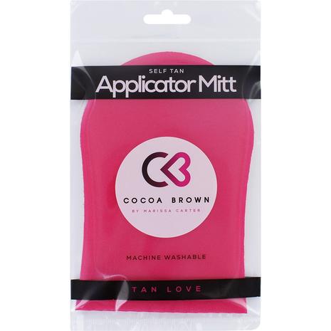 Cocoa Brown Pink Tanning Mitt