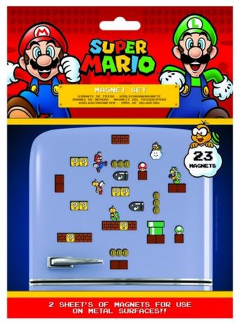 Super Mario, jääkaappimagneetit