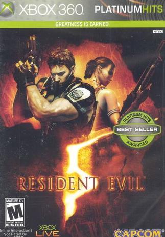 Resident Evil 5, Xbox 360 -peli