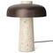 Menu Reverse Table Lamp Travertine / Bronze Brass – kuva 7