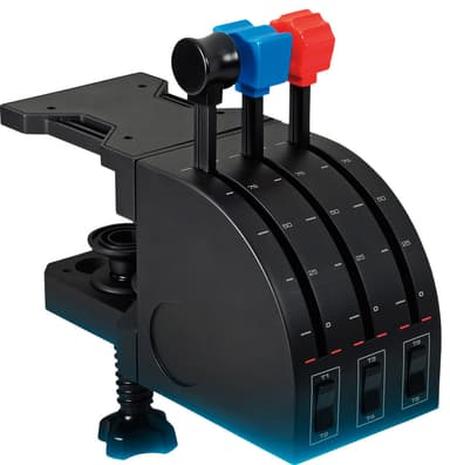 Saitek Pro Flight Throttle Quadrant, peliohjain