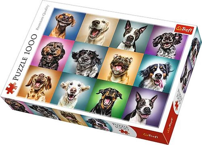 Palapeli 1000 Palaa - Funny dogs