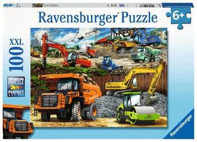 Ravensburger Palapeli Rakennusajoneuvot, 100