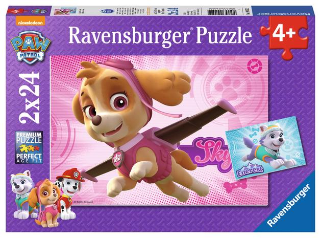RAVENSBURGER RYHMÄ HAU -palapeli, 2 x 24