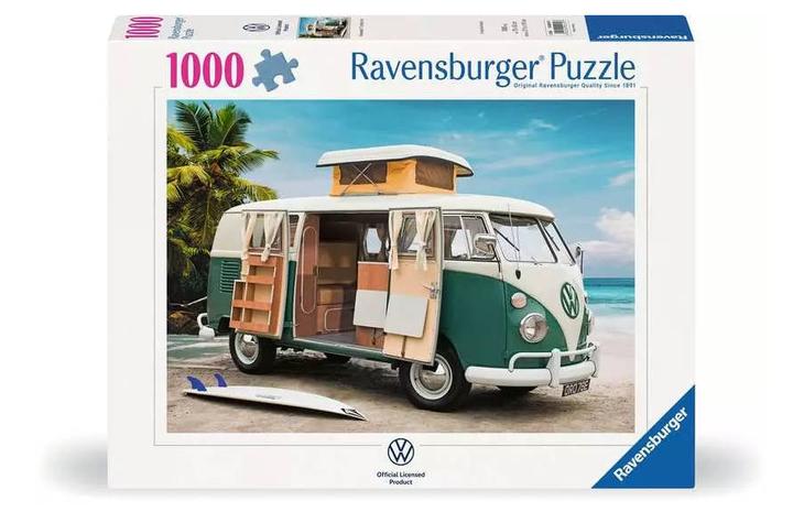 Bulli T1 Camper Van Palapelit 1000 palaa, Ravensburger