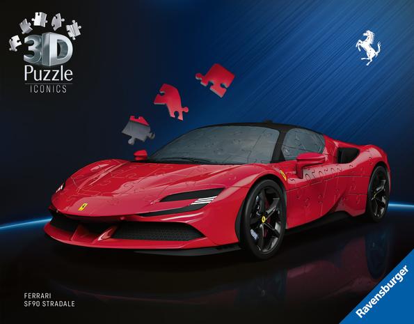 Ravensburger Ferrari Stradale 3D Puzzle, 108pc 3D Palapeli