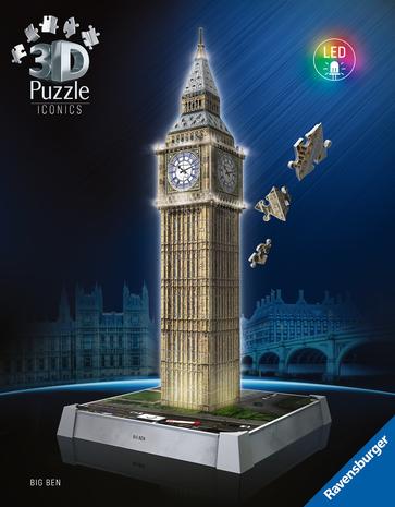 Ravensburger Big Ben Light Up 3D Puzzle, 216pc 3D Palapeli