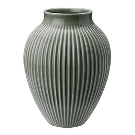 Knabstrup Keramik - Ripple Maljakko 27 cm Celadon Green
