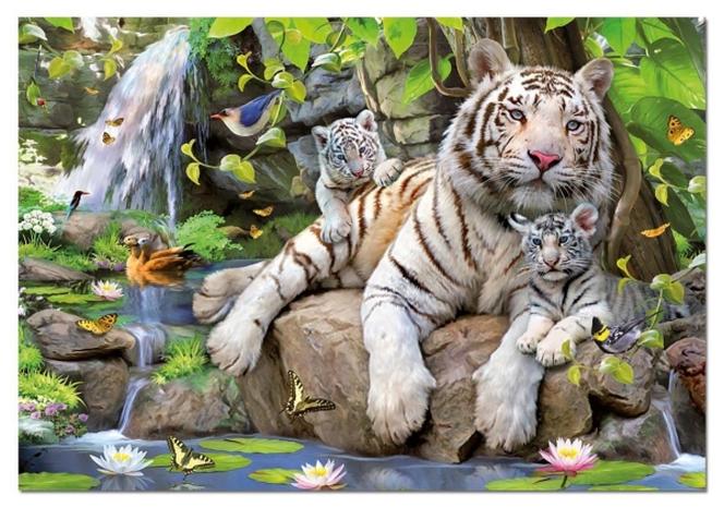 Educa Bengal White Tigers 1000 palaa palapeli – kuva 8/8