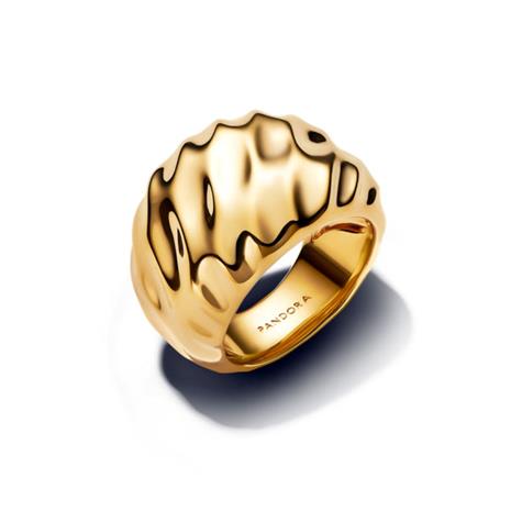 Pandora Non-stackable Rippled Statement sormus 163884C00