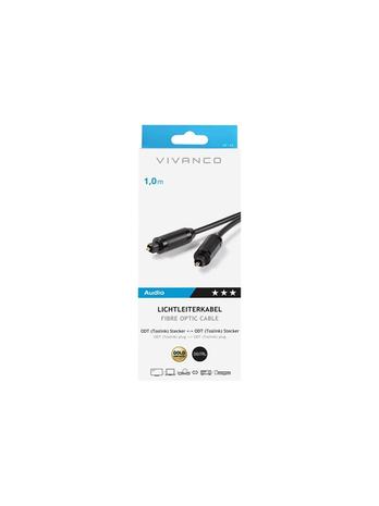 Vivanco 46/40 10 - digital audio cable (optical) - 1 m – kuva 1/2