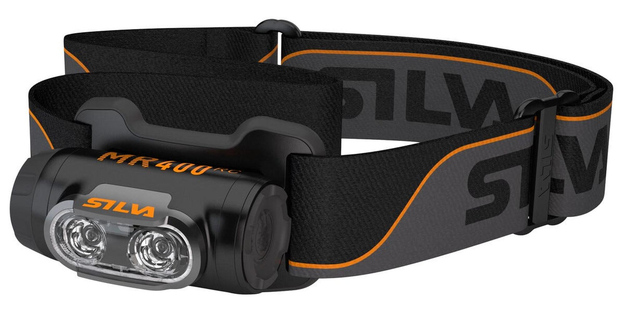 Silva MR400RC -otsalamppu, ladattava, 400 lm