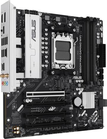 ASUS B850M MAX GAMING WIFI Emolevy - AMD B850 - AMD AM5 socket - DDR5 RAM - Micro-ATX