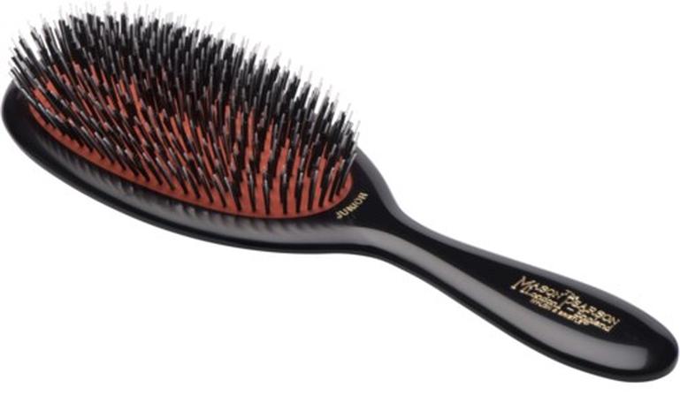 Mason Pearson Junior Boar Bristle & Nylon Dark Ruby