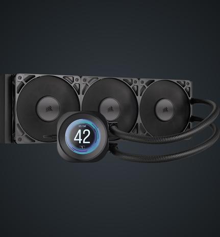 Corsair NAUTILUS 360 LCD Black - CPU Vesijäähdytys - Max 36 dBA