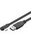 Pro USB-C™ to USB A 3.0 cable 90° black 1m – kuva 4