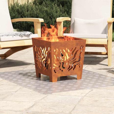 vidaXL Ruudulliset levyjen 4 pcs Hopea 60 x 50 cm Alumiini