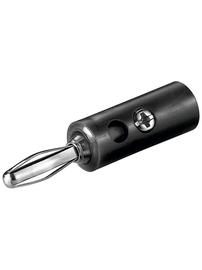 Pro Banaani Plug 4mm - Musta