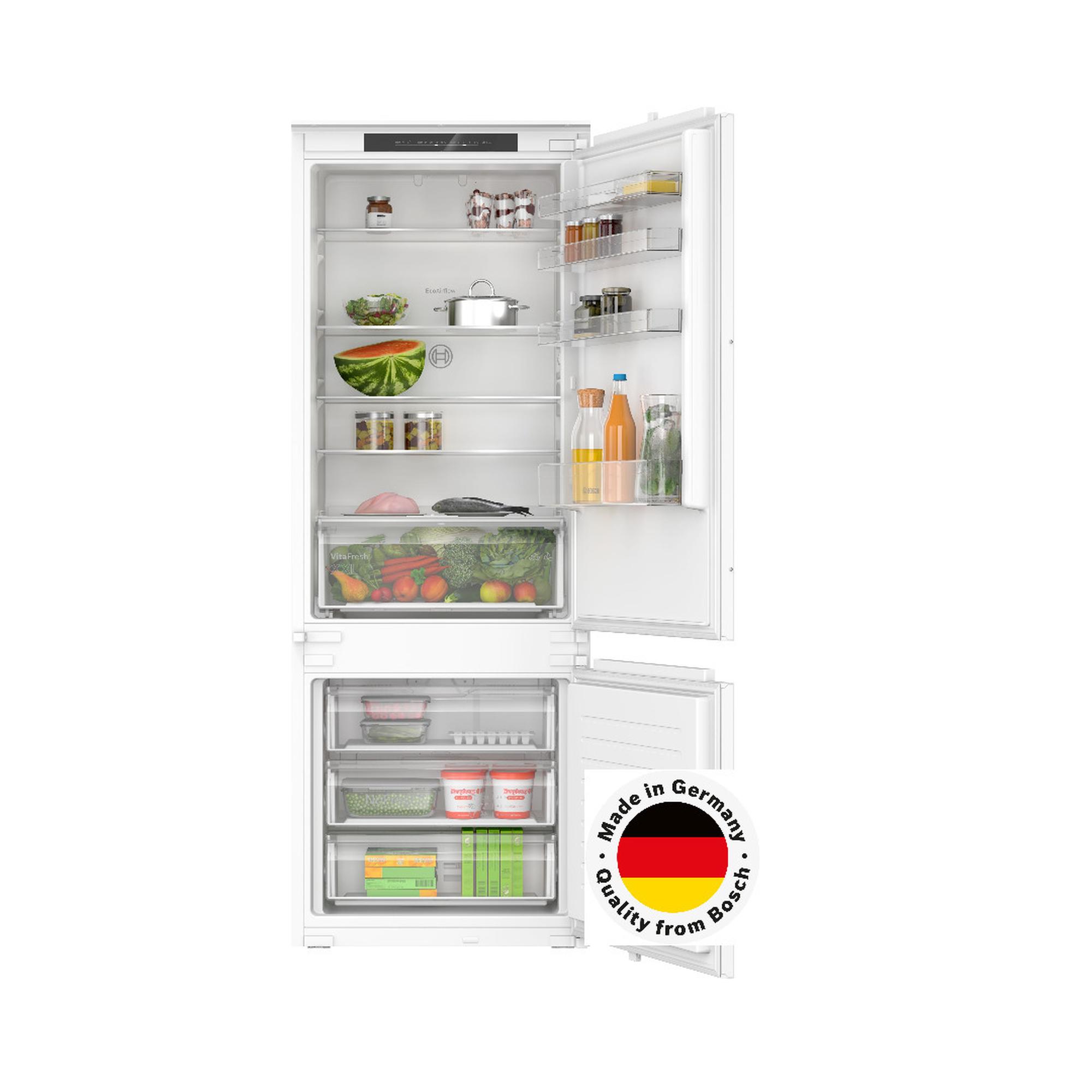 Bosch KBN96NSE0 Serie 2, Integroitava jääkaappipakastin, liukusaranat