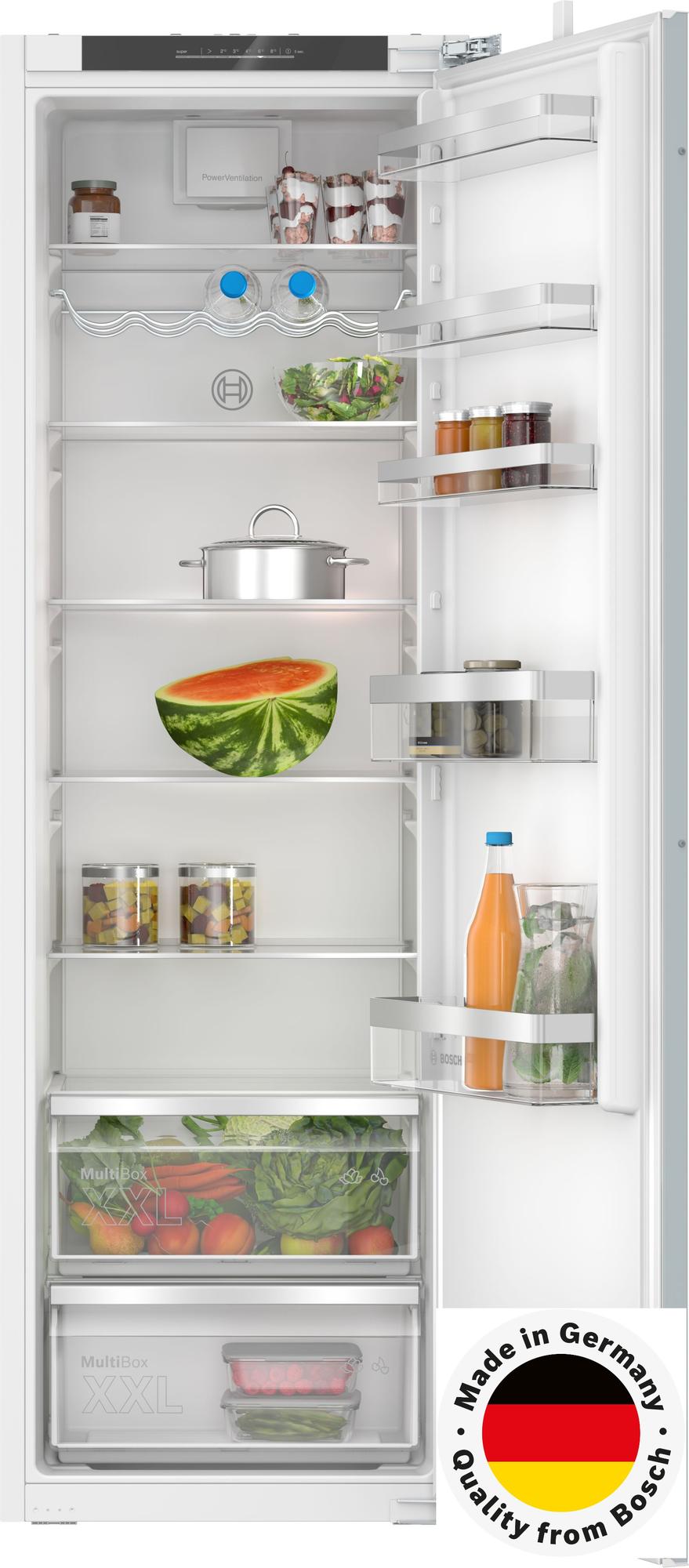 Bosch KIR81VFE0 Serie 4, Integroitava jääkaappi, litteät saranat