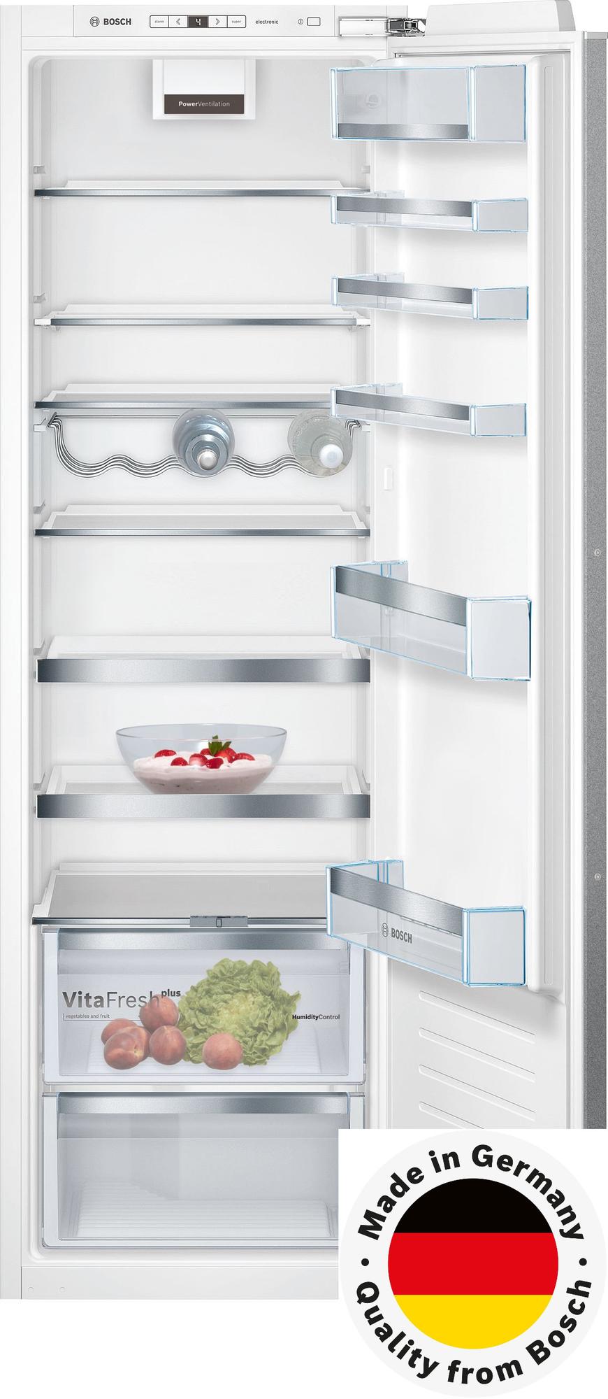Bosch KIR81AFE0 Serie 6, Integroitava jääkaappi, litteät saranat