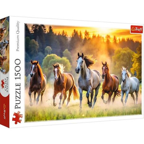 Trefl Wild horses 1500p palapeli – kuva 2/2