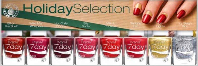 Depend Christmas LE 7day Nail Polish in Box