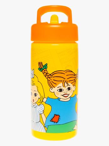 Peppi Pitkätossu Juomapullo 410 ml, Keltainen