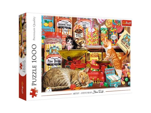 Trefl Puzzle 1 000 pieces Cat's sweets