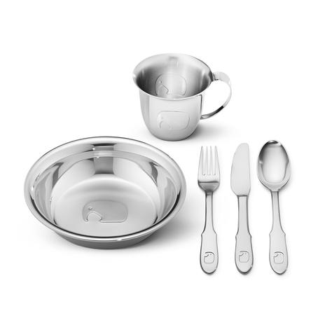 Georg Jensen Elephant, lasten astiasto – kuva 5/8