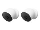 Google Nest Cam Outdoor/Indoor Battery, valvontakamerat 2 kpl