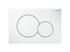 Geberit actuator plate sigma01 for dual flush: white alpine