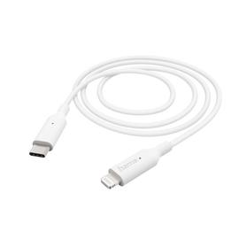 Hama USB Charging Cable USB-C - Lightning 1 m White