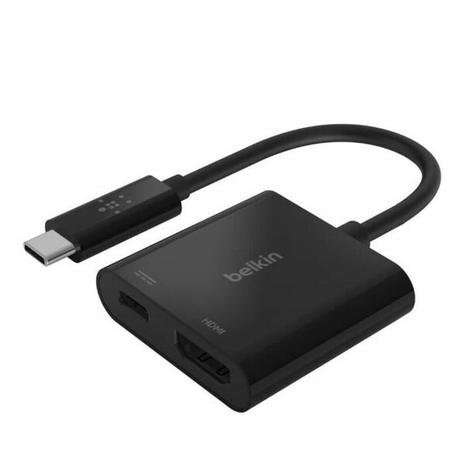 USB-C to VGA+Charge Adapter BLK 60W