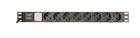 8 pistorasian virtajohto kytkimellä GEMBIRD EG-PDU-014-C14 (3 m)