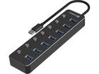 7-porttinen USB 3.0 -hubi
