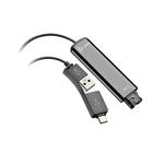 USB-A/C-sovitin - Poly - DA75 - Älykäs kuulokkeiden tunnistus - EncorePro kuulokkeet