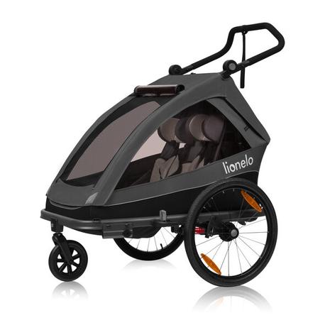 Lionelo Cama Pyöräkärry, Grey Graphite